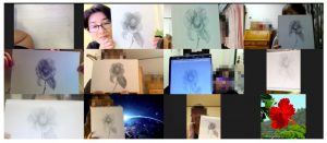 【ピリカアートスクール】第12回　受講生と一緒に絵を描く！オンライングループデッサン会を開催いたしました★